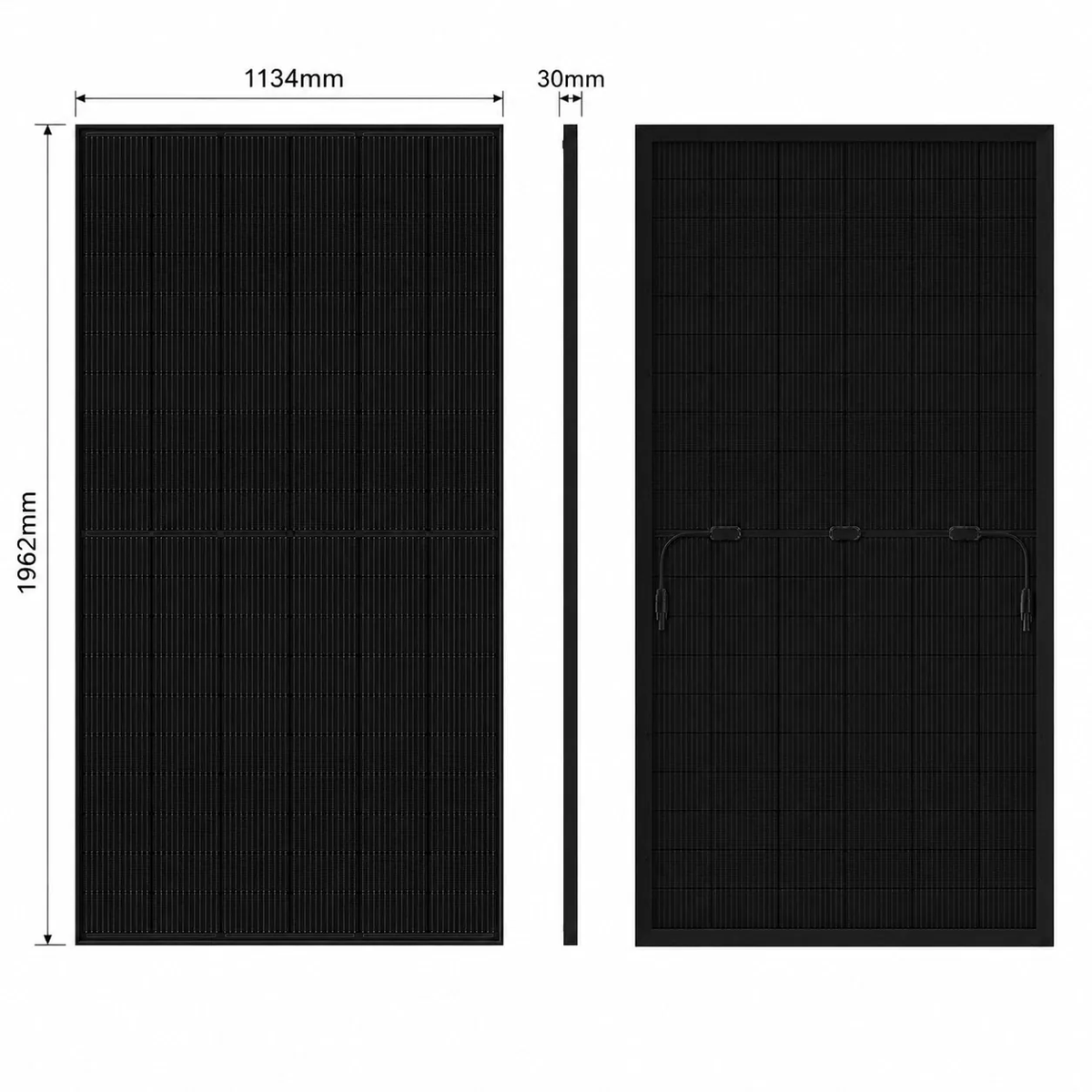 Impianto fotovoltaico da balcone 1000W con accumulo – 2× Jolywood 500W + Marstek B2500-D
