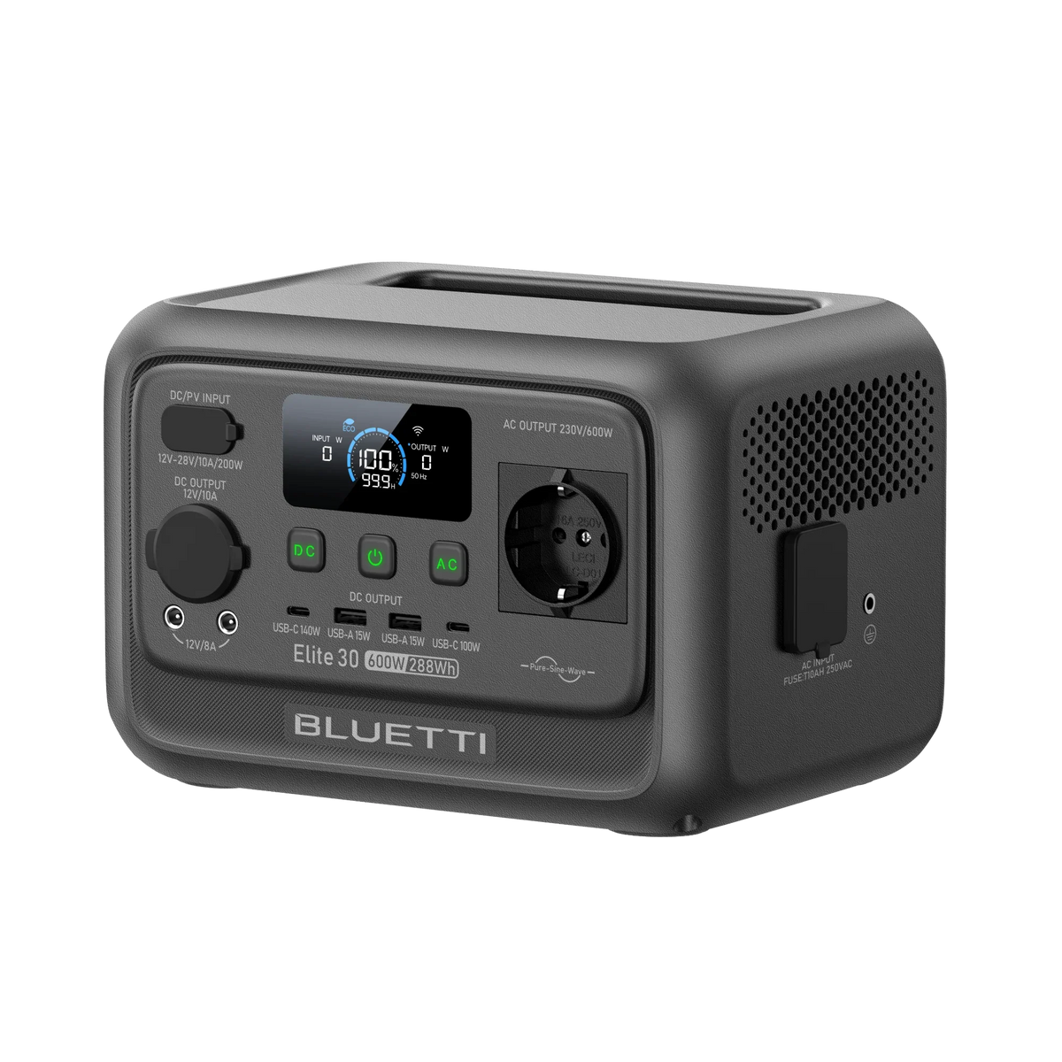 BLUETTI Elite 30 V2 Tragbare Powerstation | 600 W 288 Wh