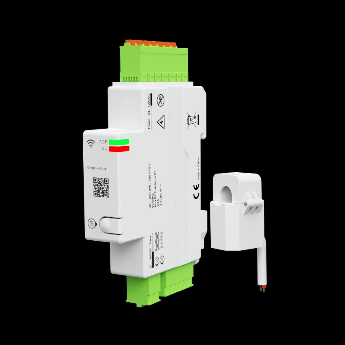 Conow SDM01-TWM-12SS Einphasen CT-Messwandler mit Stromwandler-Klemme
