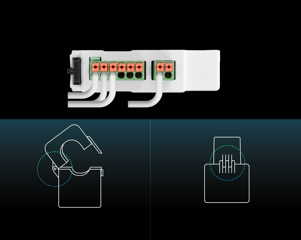 Conow SDM01 CT-Messwandler – Hutschienenmodul mit Klappwandler