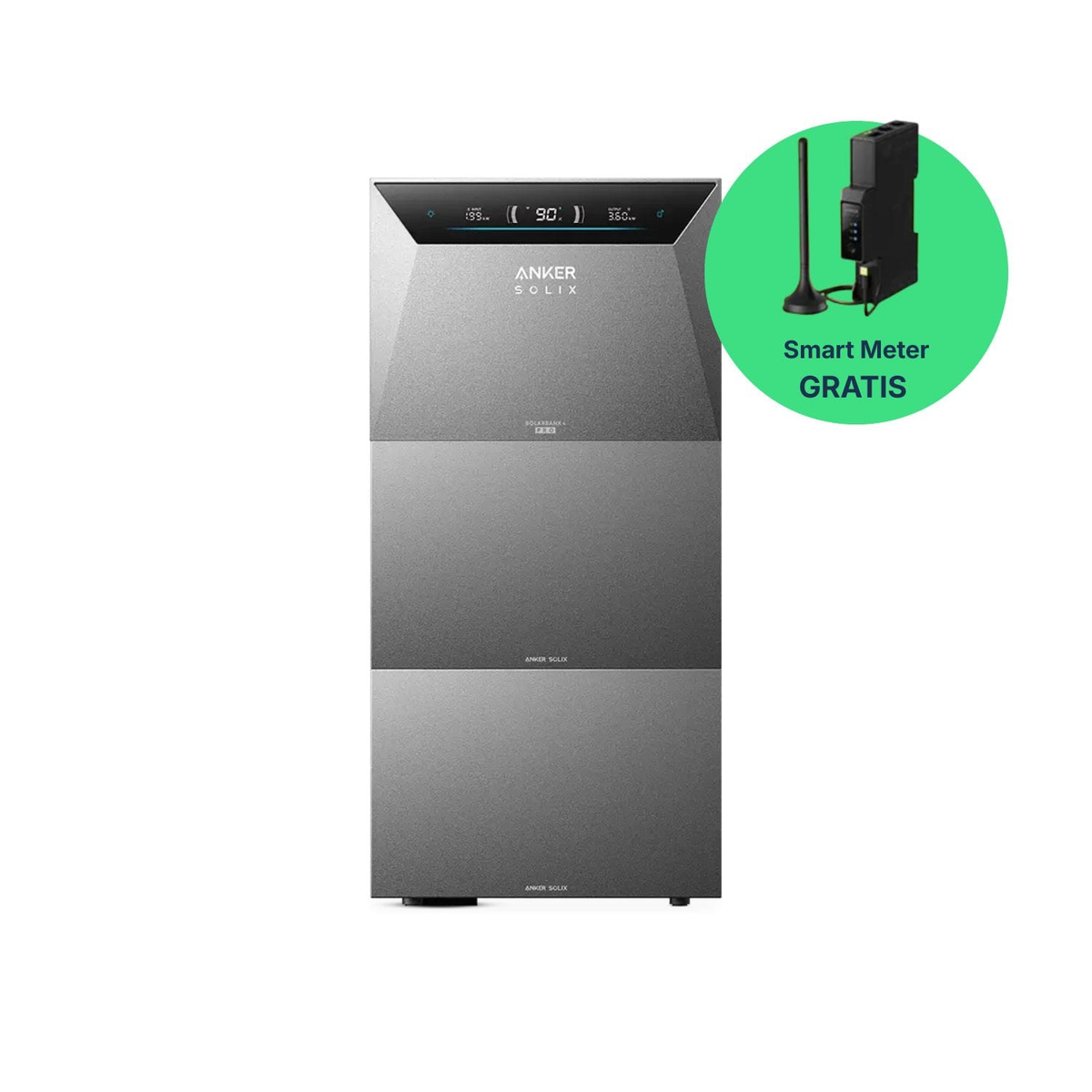 Anker SOLIX Solarbank 4 E5000 Pro – Accumulatore domestico da 5 kWh, espandibile a 30 kWh