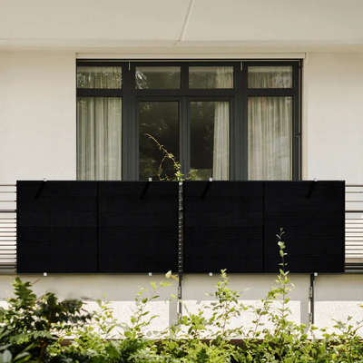 Impianto fotovoltaico da balcone 1000W con accumulo – 2× Jolywood 500W + Anker SOLIX Solarbank 4 Pro
