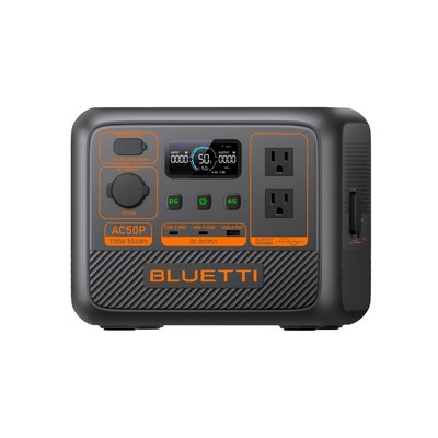 BLUETTI AC50P puertos y conexiones
