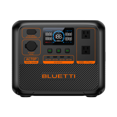 BLUETTI AC70P Estación de Energía Portátil 864Wh