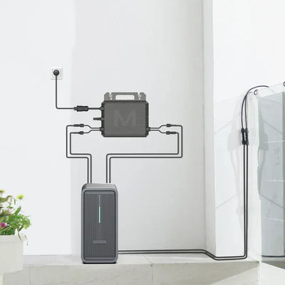 Marstek Saturn M 800 VA Microinverter con 2 MPPT, Wi-Fi e Bluetooth